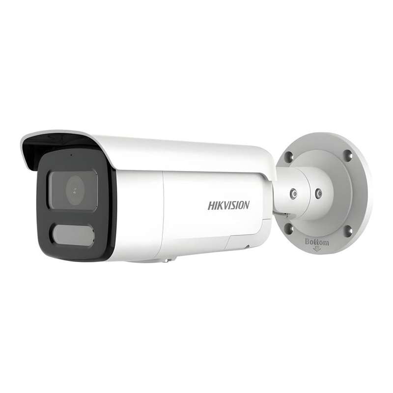 Hikvision 4MP 4mm Smart Hybrid Light with ColorVu Fixed Bullet Network Camera DS-2CD2T47G2H-LISU/...