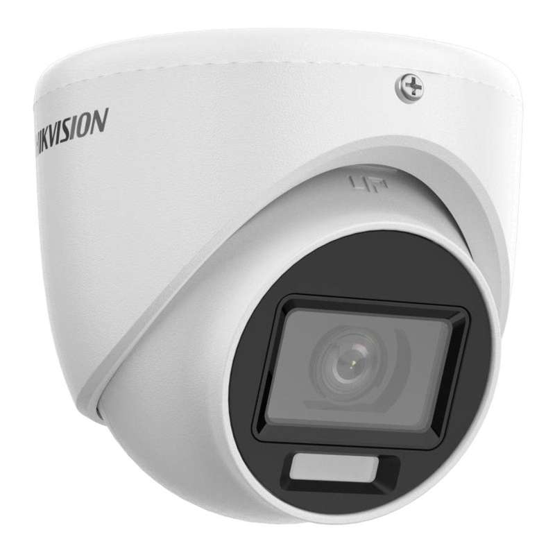 Hikvision 3K 2.8mm Smart Hybrid Light Audio Fixed Turret Camera DS-2CE76K0T-LMFS(2.8mm)