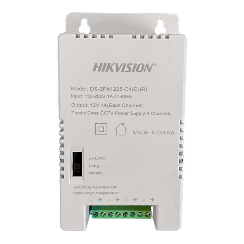 Hikvision 4-channel 48W 12V SMPS CCTV Power Supply DS-2FA1225-C4