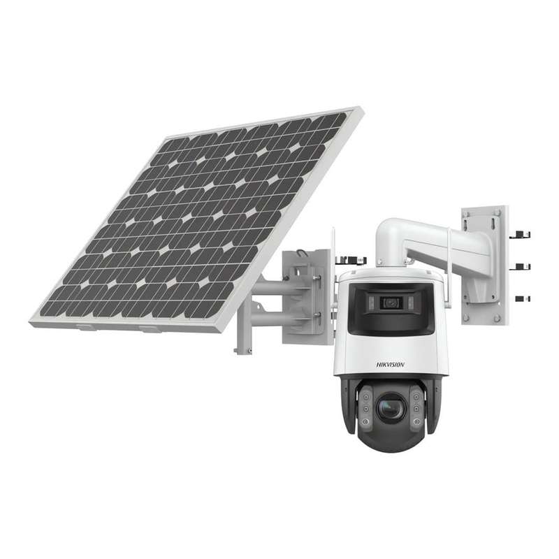 Hikvision TandemVu 7-inch 4MP 32X Solar-powered Security Network Speed Dome Kit DS-2SE7C432IWG-K/...