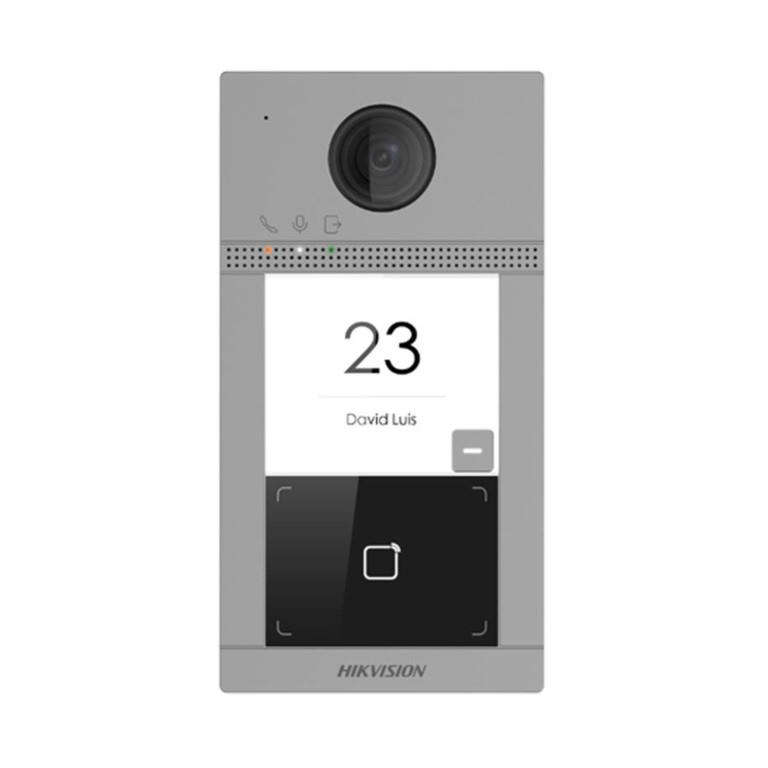 Hikvision 1-button Wireless Video Intercom Villa Door Station Flush Mountable DS-KV8113-WME1-FLUSH