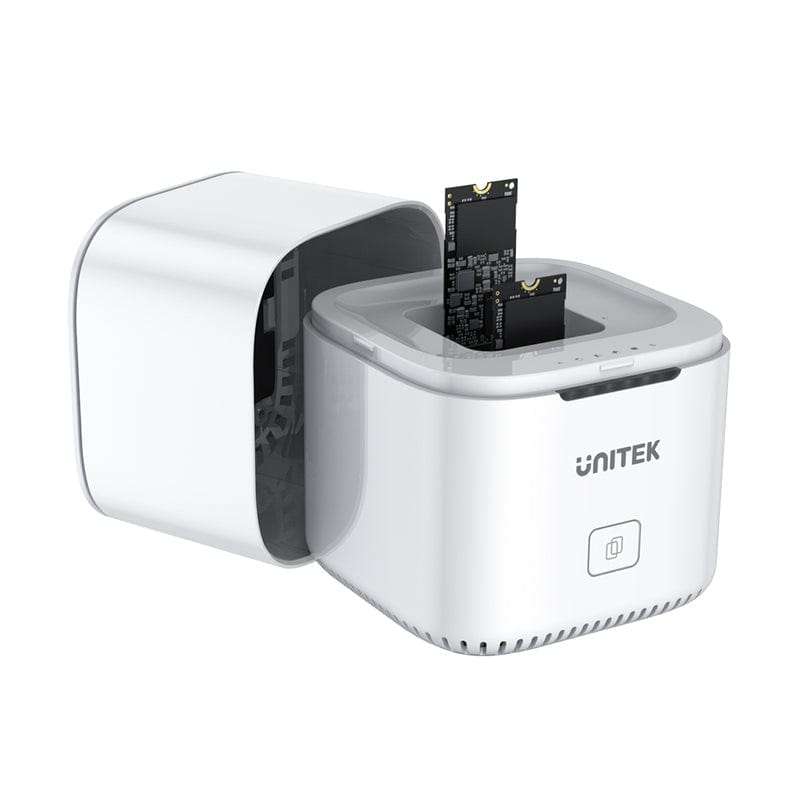 Unitek SyncStation Marshmallow Dual Type-C Docking Station DS-TYPE-C-DUAL/ENCLO