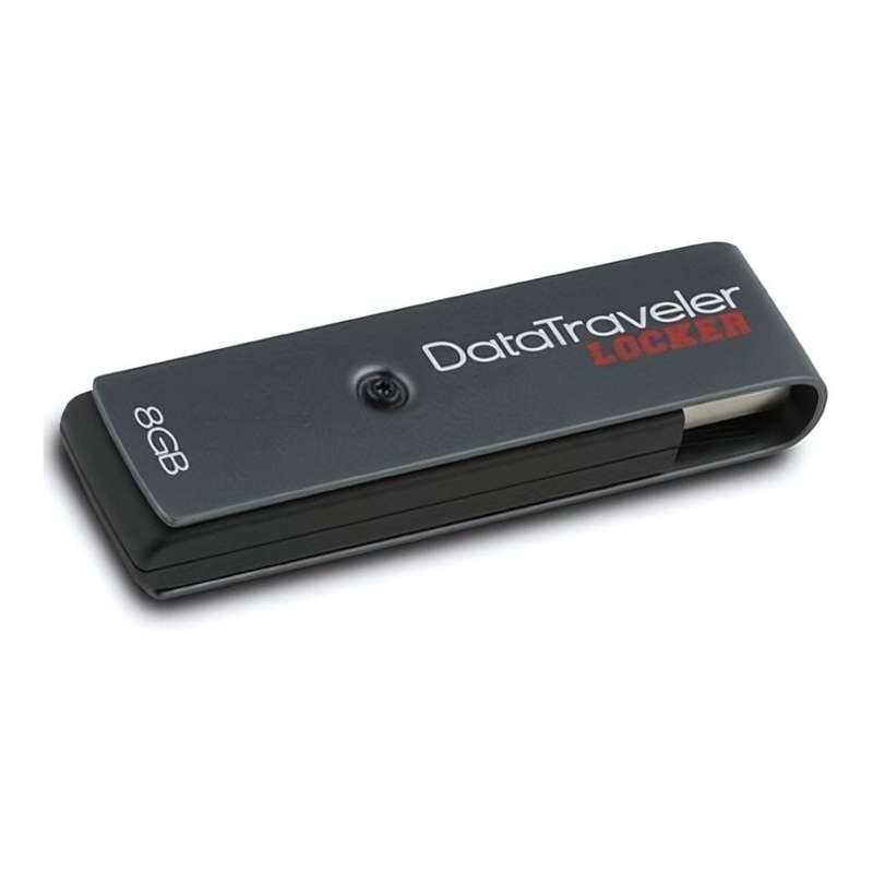 Kingston Technology DataTraveler Locker+ 8GB USB Type-A 2.0 Black USB Flash Drive DTL+/8GB