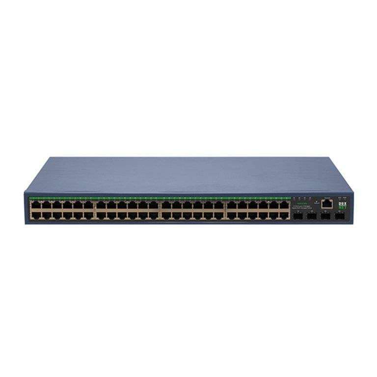 DuxNet 48-port GbE PoE+ L3 Managed Switch with 4x SFP+ Ports DUX3552PX
