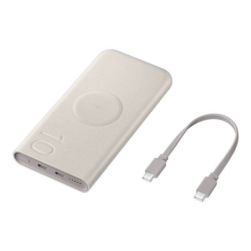 Samsung 25w 10000mah Wireless Powerbank - Beige EB-U2510XUEGZA