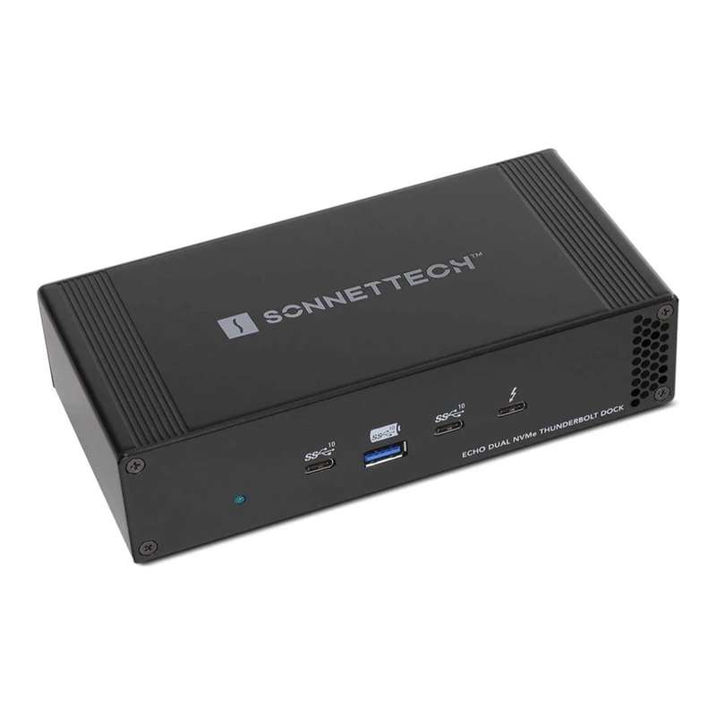 Sonnet Echo Dual NVMe Thunderbolt 4 Docking Station Black ECHO-DK2M2-TB