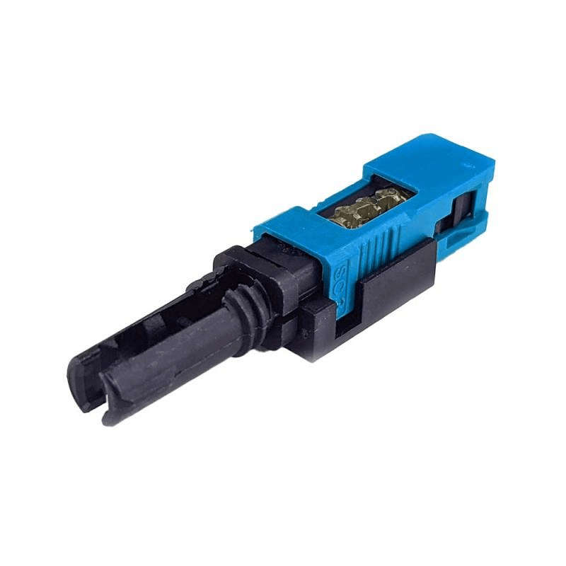 EasyFiber Field-Assembly SC Single Mode Fiber Connector Blue EF-CON-SM-SC