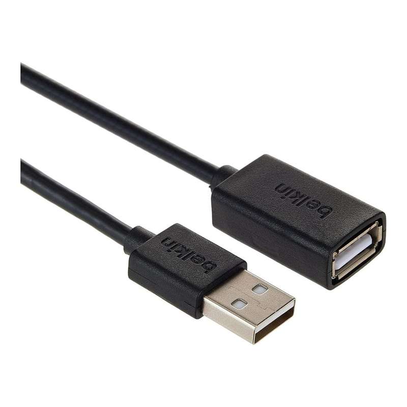 Belkin Type-A Male to Female USB 2.0 Cable 1.8m Black F3U153BT1.8M