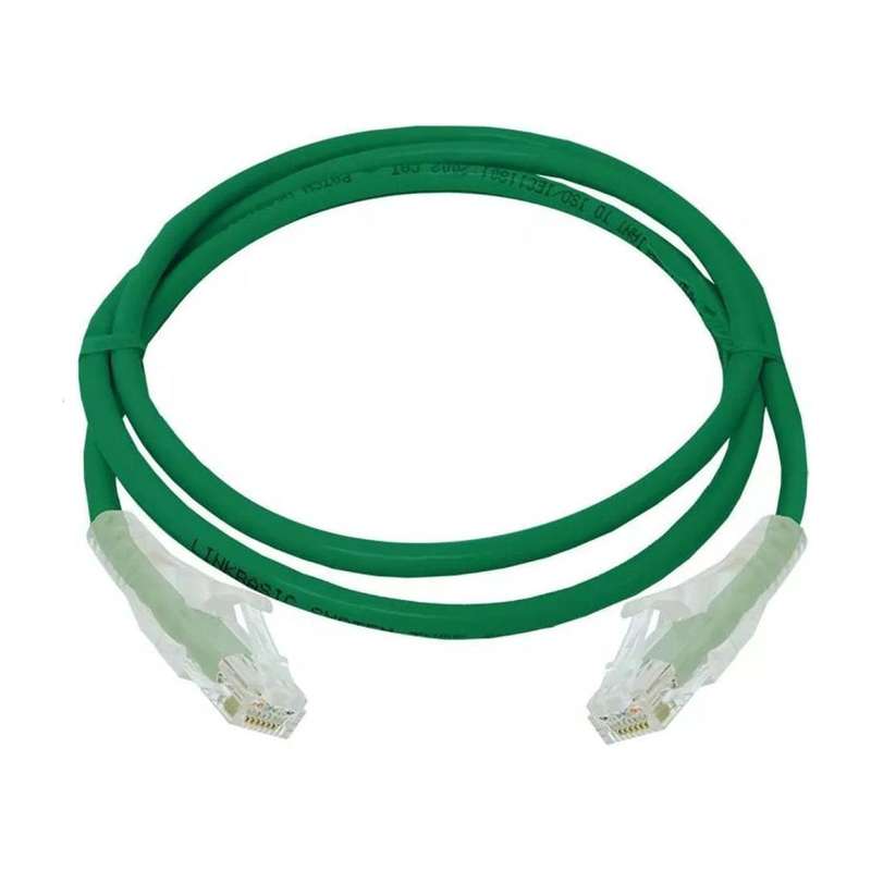 Linkbasic UTP CAT6 Flylead Cable Green 1m FLY-6-1G