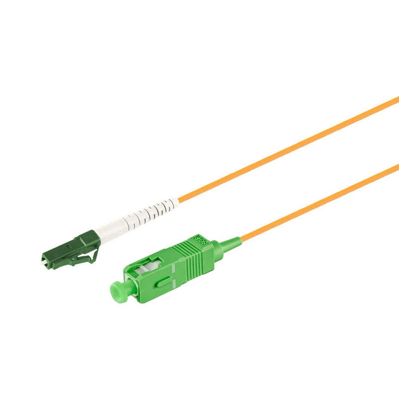 LinkQnet 2m Fibre Simplex LC/SC APC Single Mode (9/125) Cable FPS09-LCAPCSCAPC-02