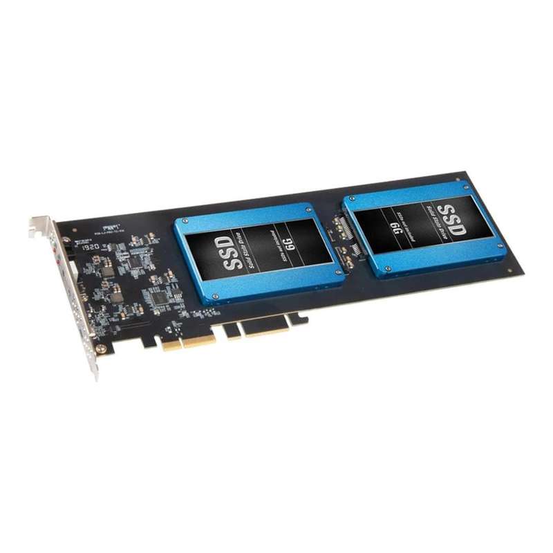 Sonnet Fusion 2.5-inch Dual SATA RAID PCIe Expansion Card FUS-SSD-2RAID-E