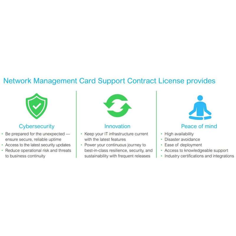 APC Network Management Card for Easy UPS 1-Phase -  3-year Upgrade Standard License