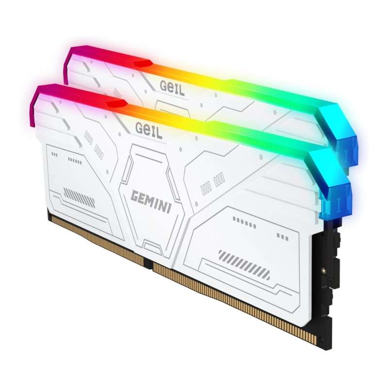 Geil Gemini RGB GAMSW532GB6000C38BDC Memory Module 32GB 2 x 16GB 6000MHz DDR5 - White