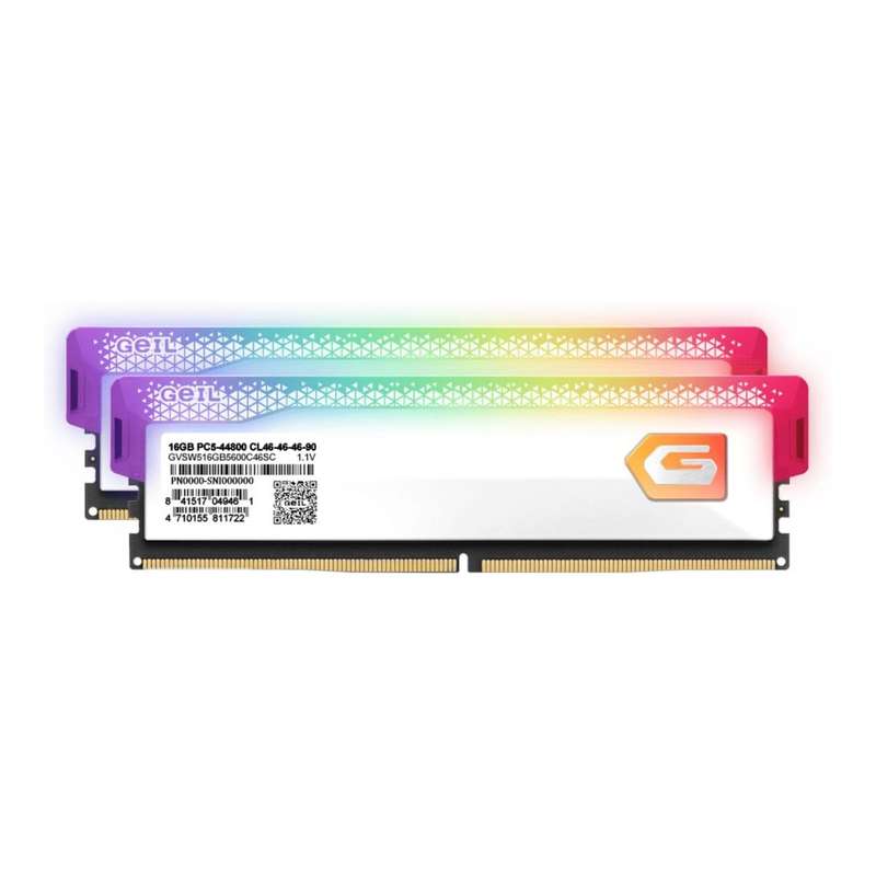 Geil Orion GAVSW532GB6000C38BDC Memory Module 32GB Kit RGB DDR5 6000MHz White