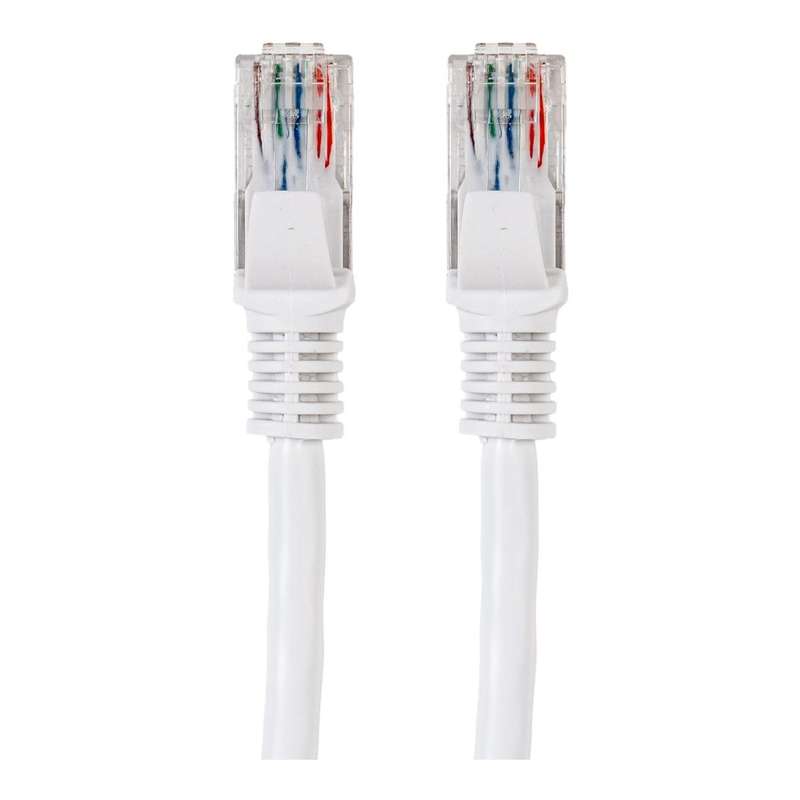 Gizzu CAT6 UTP Fly Lead RJ45 Ethernet Network Cable 2m White GCPCAT6020-WH