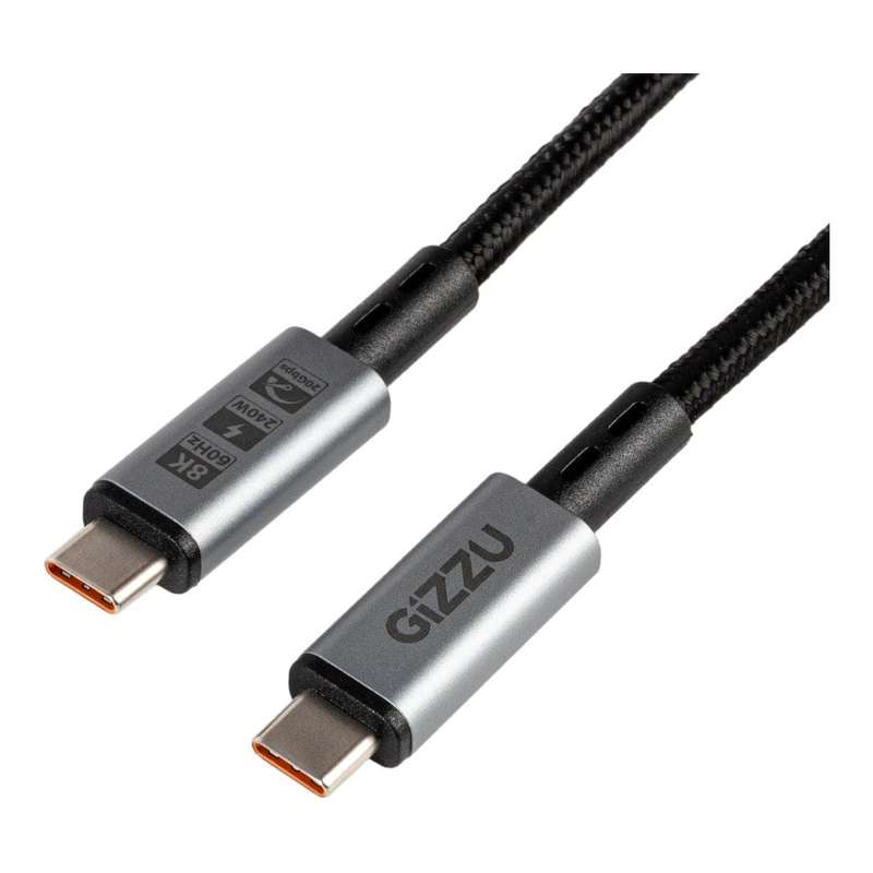 Gizzu 1m 240W 20Gbps Type-C Charging Cable GCPCC24020G-01