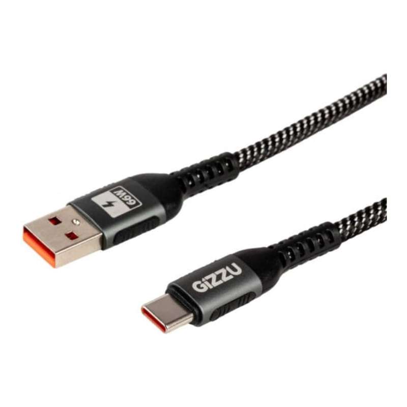 Gizzu 1m 66W 480Mbps USB to Type-C Charging Cable GCPU2C060048G-01
