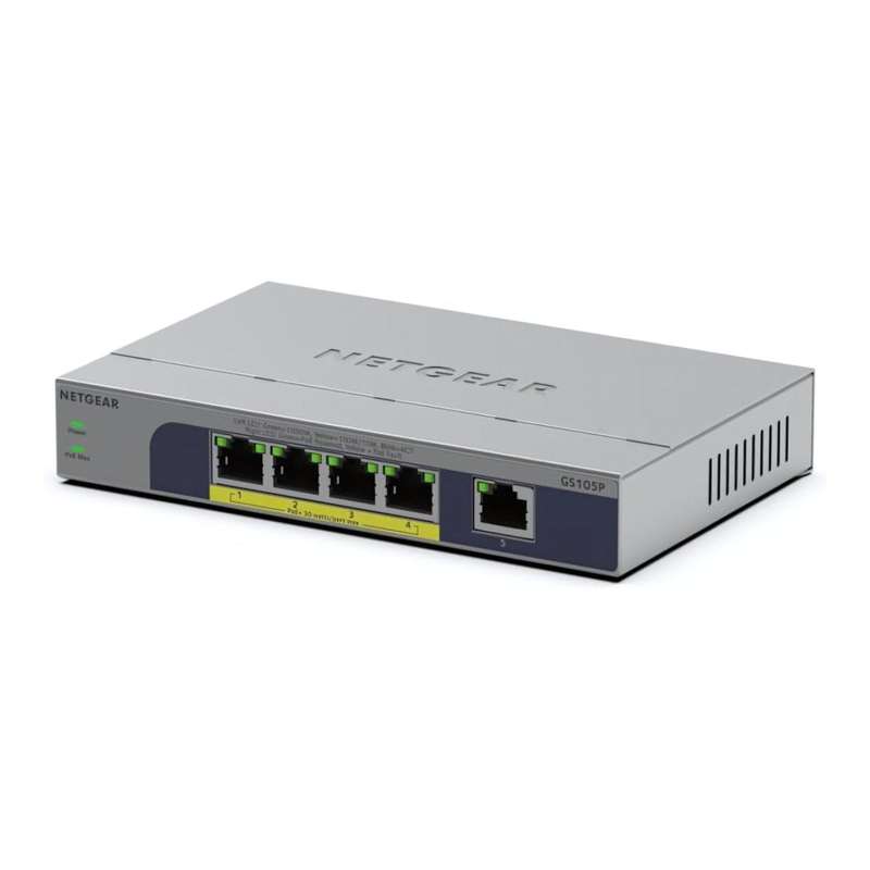 Cudy GS105P 5-port Gigabit Ethernet Unmanaged PoE Switch
