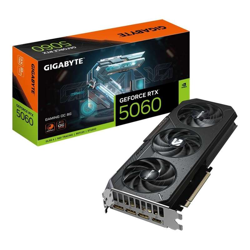 Gigabyte GeForce RTX 5060 Gaming OC 8GB GDDR7 Graphics Card GV-N5060GAMING OC-8GD