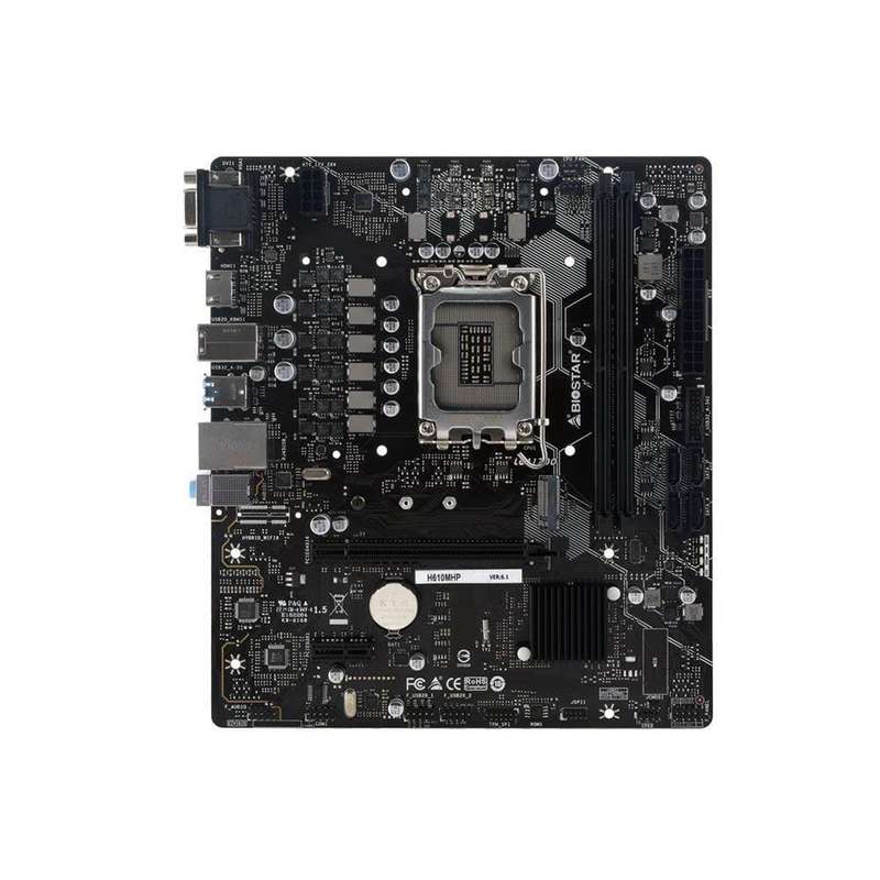 Biostar H610MHP motherboard Intel H610 LGA 1700 micro ATX