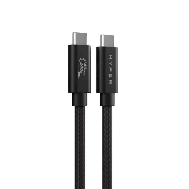 HyperDrive Next 1.2m USB4 Type-C 8K Performance Cable Black HD6500BKGL