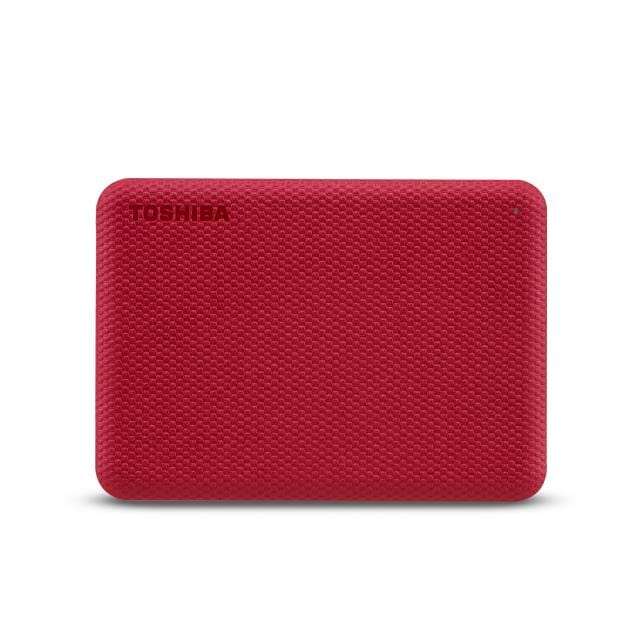 Toshiba Canvio Advance 2.5-inch 4TB USB Type-A External Hard Drive Red HDTCA40ER3CA