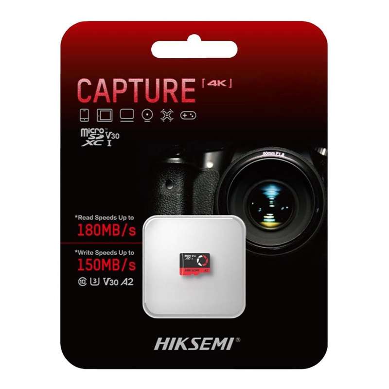 Hiksemi Capture V30 256GB MicroSDXC Memory Card HS-TF-E3 256G