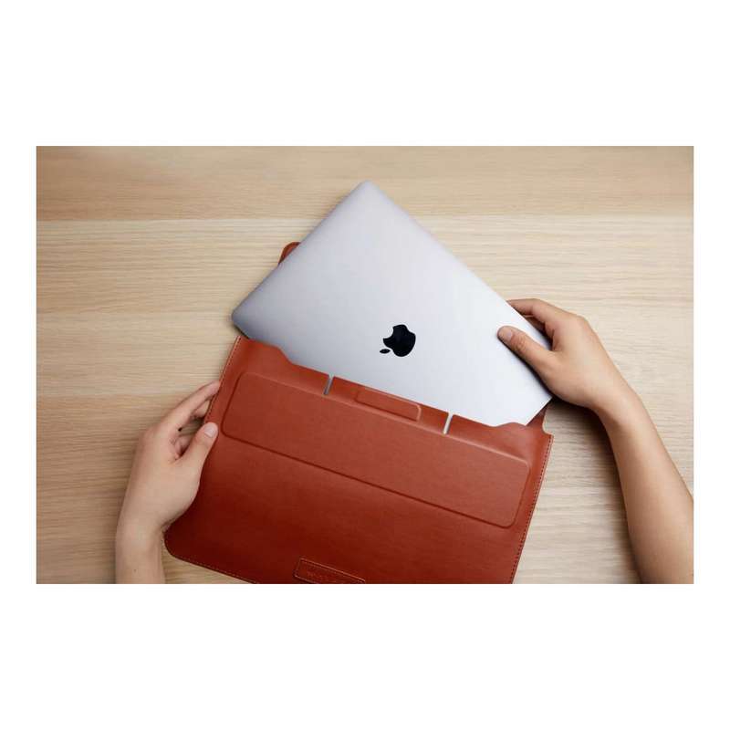 Hyper HyperShield Stand & Go Sleeve for 13-14-inch MacBook Pro and Air - Tan HS595-14T