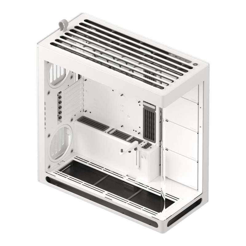 HAVN HS 420 Base Edition E-ATX Mid-Tower PC Case with Adjustable GPU Bracket White HVN-CA-HS420-07