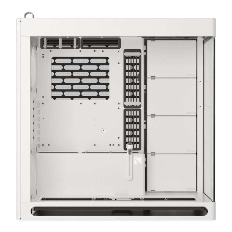 HAVN HS 420 Base Edition E-ATX Mid-Tower PC Case with Adjustable GPU Bracket White HVN-CA-HS420-07