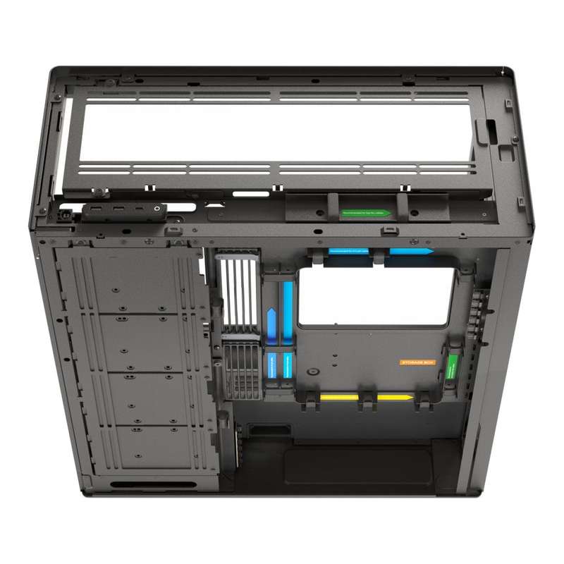 HAVN HS 420 Base Edition E-ATX Mid-Tower PC Case with Adjustable GPU Bracket Black HVN-CA-HS420-08