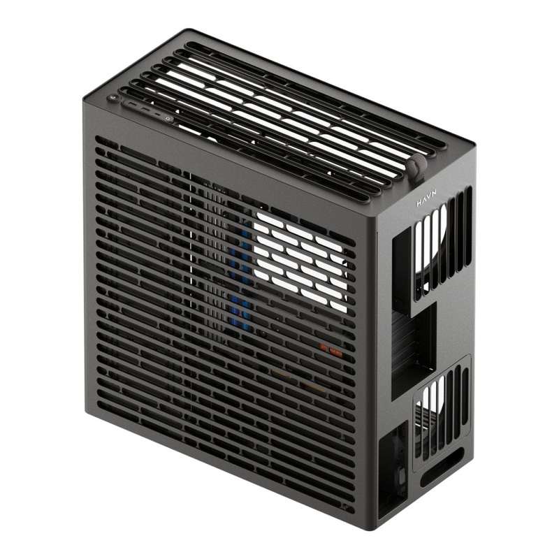 HAVN HS 420 Base Edition E-ATX Mid-Tower PC Case with Adjustable GPU Bracket Black HVN-CA-HS420-08