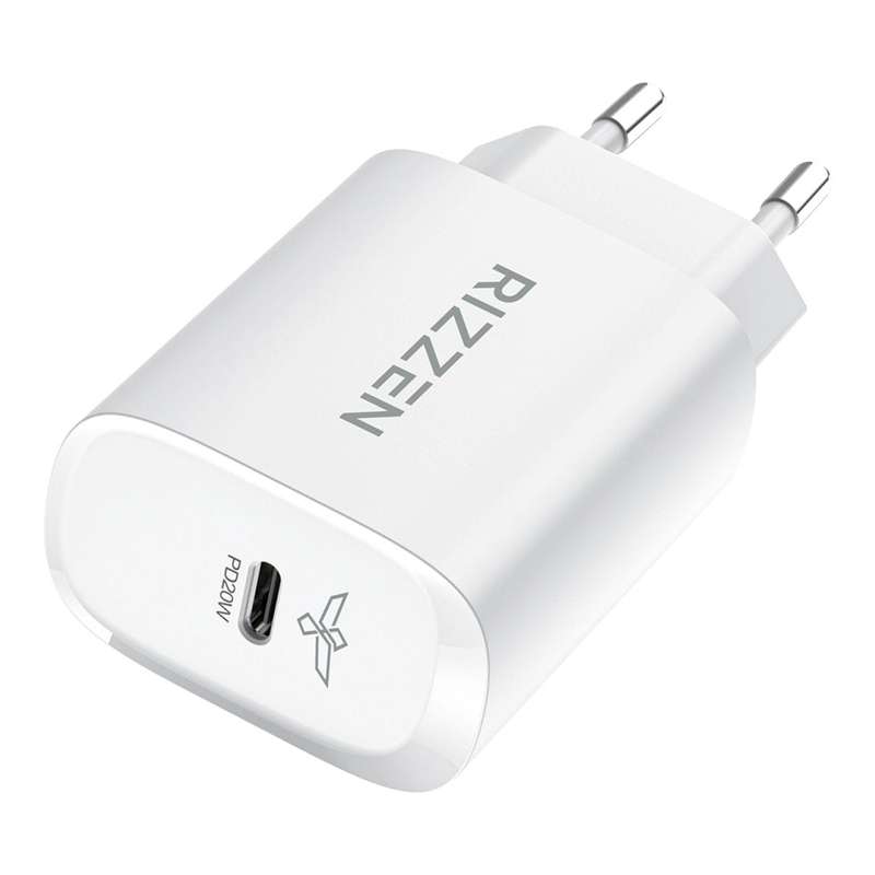 Rizzen PD20W Type-C Wall Charger White IBD156-1C-20W