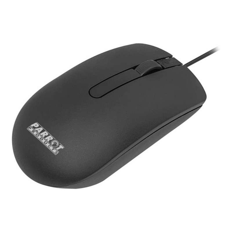 Parrot IC0005 Wired Keyboard and Mouse Combo Black