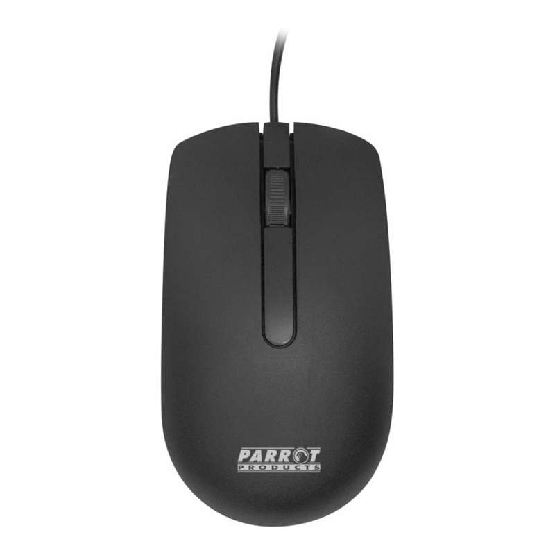 Parrot IC0005 Wired Keyboard and Mouse Combo Black