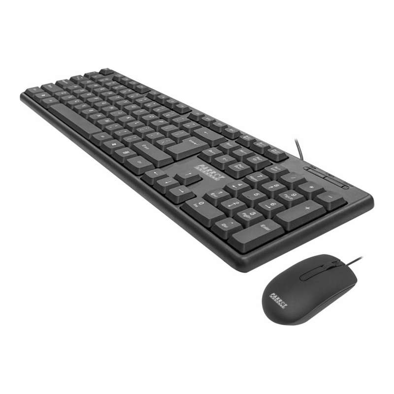 Parrot IC0005 Wired Keyboard and Mouse Combo Black