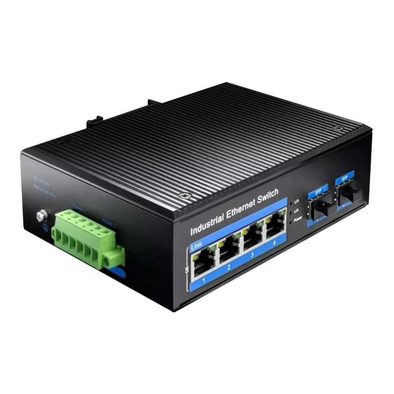 Cudy IG1004S2 4-port Gigabit Industrial 2SFP Unmanaged Switch