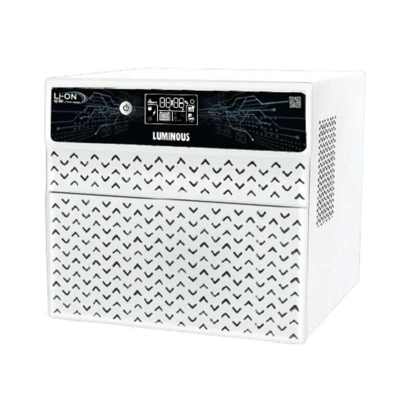 Luminous 1100VA 12V Pure Sinewave Inverter with 100Ah LiFePO4 Battery ILV-1250