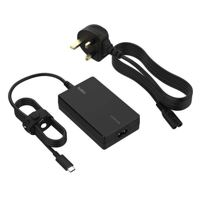 Belkin Connect USB-C GaN 100W Universal AC Fast Charging Power Adapter INC016GLBK