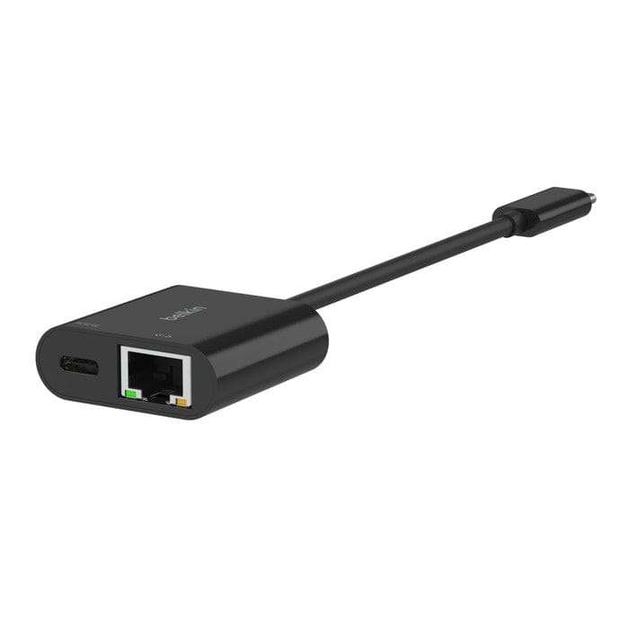Belkin 2-in-1 Type-C Ethernet Adapter INC019BTBK
