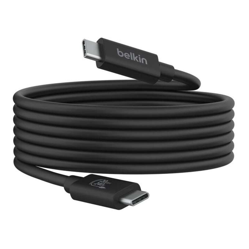 Belkin 2m USB4 204W 20Gbp/s Charging Cable Black INZ004bt2MBK
