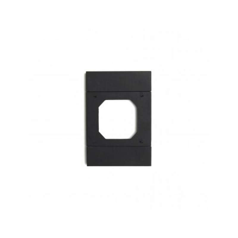 Acconet 4x2 100x50mm Smart Wall Switch Adapter Plate Black IOT-BP-B