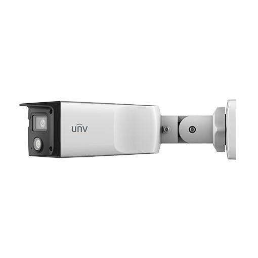 Uniview Ultra H.265 P3 4MP Dual-Lens HD ColorHunter Wide Angle Fixed Bullet Network Camera IPC2K2...