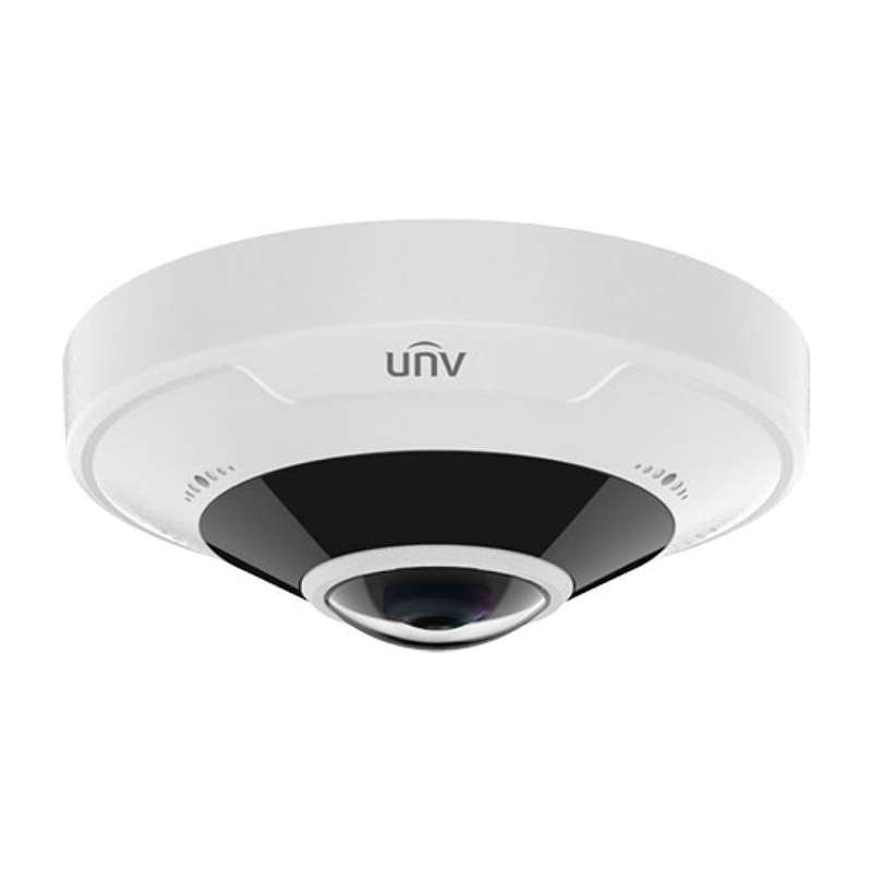 Uniview 12MP 1.8mm UHD Infrared Vandal-Resistant Fisheye Fixed Dome Camera IPC86CEB-AF18KC-I0