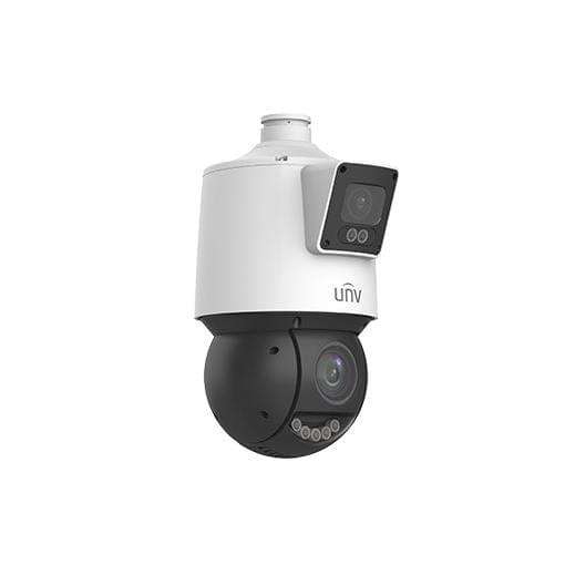 Uniview Ultra H.265 4MP Outdoor LightHunter 25x Optical Zoom Dual-Lens PTZ and Bullet Combo Camer...