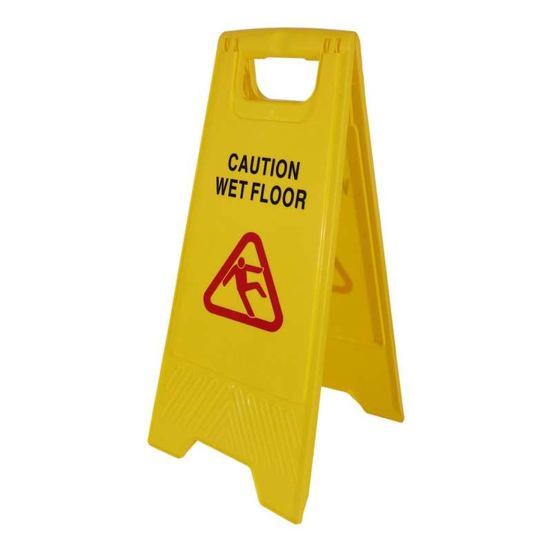 Parrot 2-Piece Janitorial Folding Wet Floor Sign JA0331