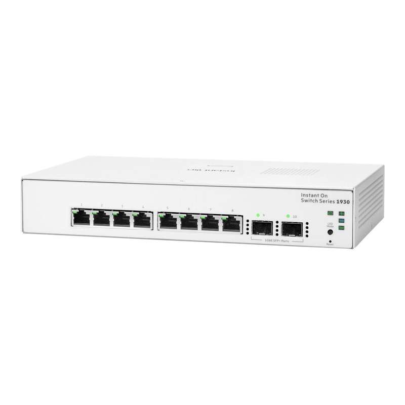 HPE Networking Instant On 1930 8-port Gigabit L2+ Smart Managed Switch with 2-port SFP JL680A