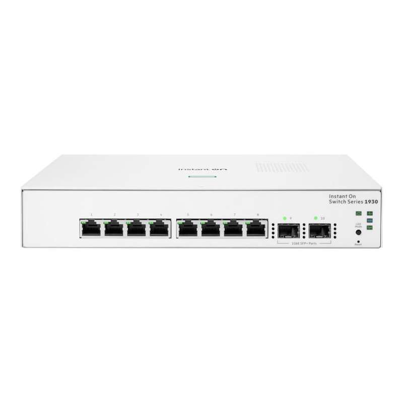 HPE Networking Instant On 1930 8-port Gigabit L2+ Smart Managed Switch with 2-port SFP JL680A