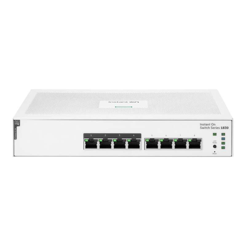 HPE Networking Instant On 1830 8-port PoE Gigabit L2 Smart Managed Switch JL811A