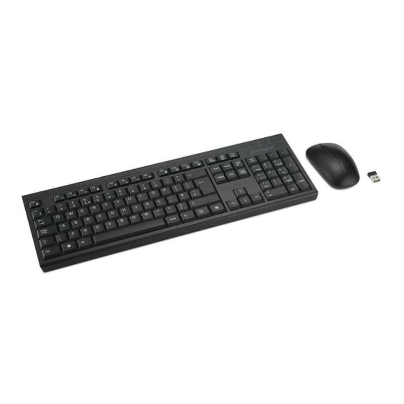 Kensington EQ KM270 Rechargeable Wireless Keyboard and Mouse Combo Black K75560WW